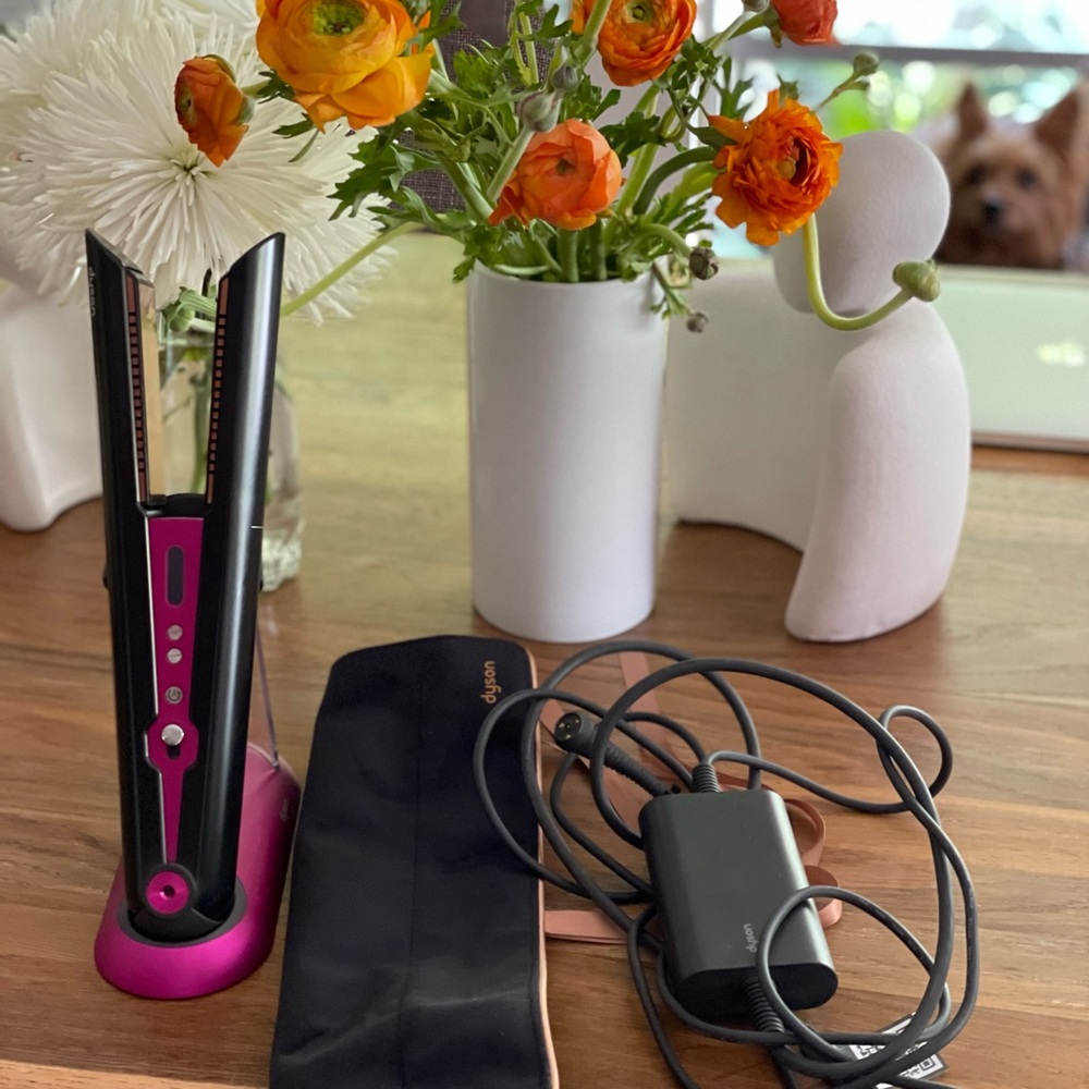Dyson Corrale™ styler straightener Black Nickel/Fuchsia like new, no box